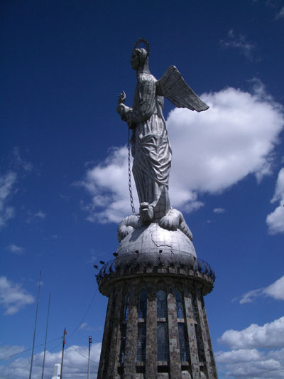 Het beeld boven Quito