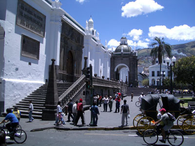 Het oude centrum van Quito